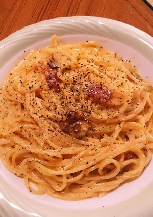 シンプルなカルボナーラ-レシピのメイン写真