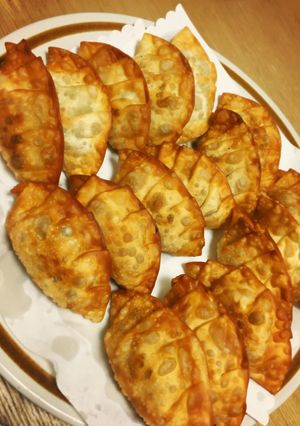 絶品！ハンバーグ大好きパパへ♡揚げ餃子♡-レシピのメイン写真