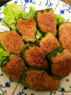 簡単★はがれない!ピーマンの肉詰め-レシピのメイン写真