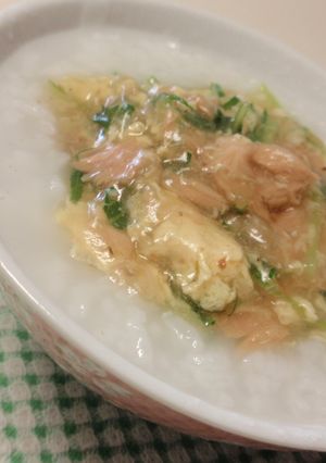 冬野菜とシーチキンのあんかけ粥-レシピのメイン写真
