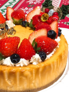 クリスマス簡単チーズケーキ☆-レシピのメイン写真