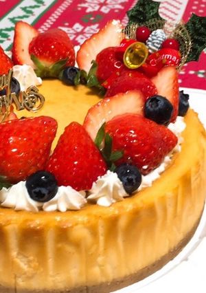 クリスマス簡単チーズケーキ☆-レシピのメイン写真