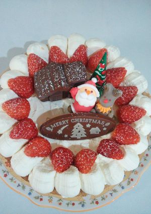 卵不使用クリスマスタルトケーキ♪-レシピのメイン写真