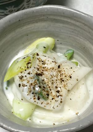 長ネギのヨーグルト和え-レシピのメイン写真