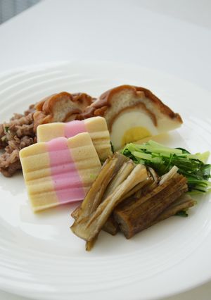 ごぼう山海炊き合わせ-レシピのメイン写真
