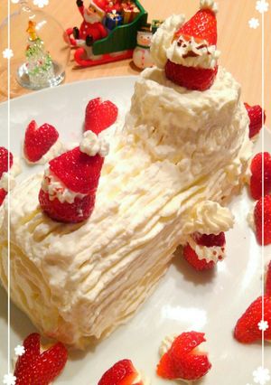 小学生が一人で作れる＊ビスケットケーキ-レシピのメイン写真