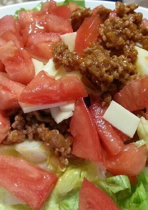 手軽に作れるタコライス*-レシピのメイン写真