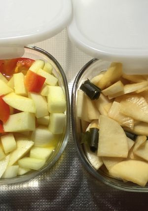大根でカレーピクルスと醤油漬け-レシピのメイン写真