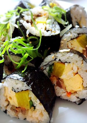 お手軽！韓国風海苔巻き☆キンパ-レシピのメイン写真
