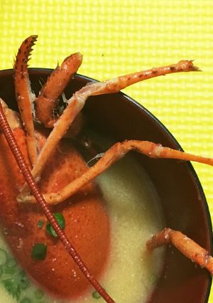 和風に食べるロブスターの☆お味噌汁-レシピのメイン写真