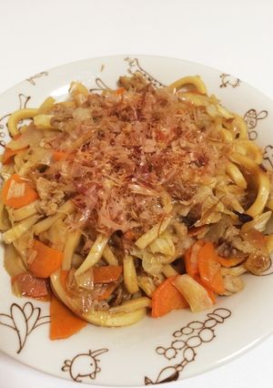 簡単☆小さい子供も食べられる焼うどん-レシピのメイン写真