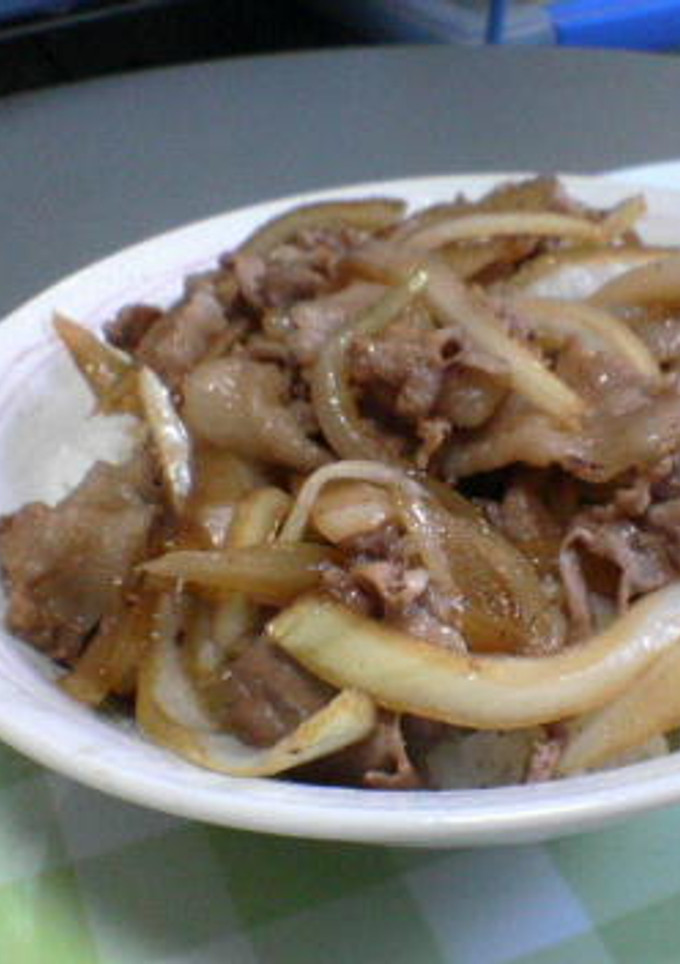 豚肉とたまねぎのどんぶり-レシピのメイン写真