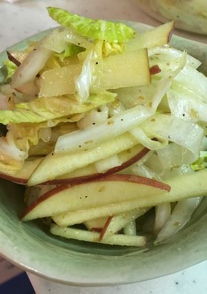 大根、白菜、りんごのサラダ-レシピのメイン写真