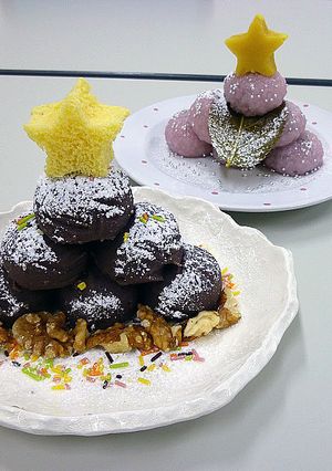 あわしま堂のあんころツリー-レシピのメイン写真