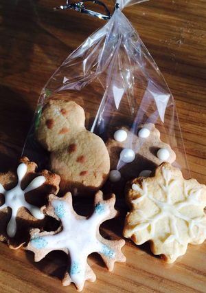 クリスマスツリーに飾る☆型抜きクッキー-レシピのメイン写真