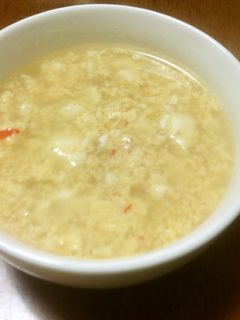 風邪防止!生姜と豆板醤の卵スープ-レシピのメイン写真