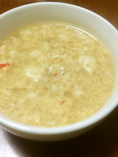 風邪防止!生姜と豆板醤の卵スープ-レシピのメイン写真