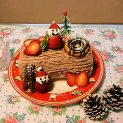 誰でも簡単 時短 クリスマスケーキ-レシピのメイン写真