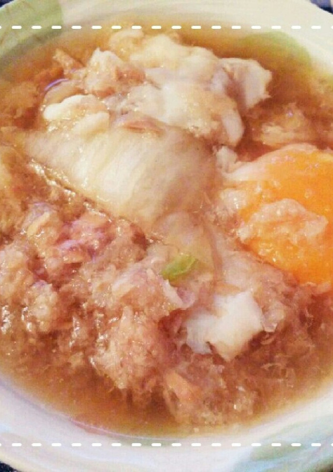 土鍋で簡単！白菜とツナのみぞれ煮-レシピのメイン写真