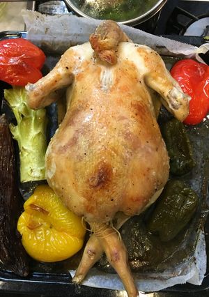 低温で柔らかジューシー丸鶏ローストチキン-レシピのメイン写真