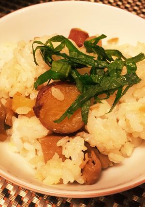豚バラ肉とれんこんの混ぜご飯-レシピのメイン写真