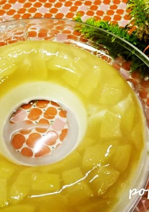 ケーキみたいな桃のムース☆卵なし-レシピのメイン写真