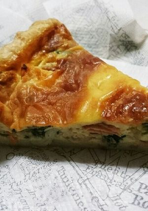 ほうれん草とサーモンのキッシュ-レシピのメイン写真