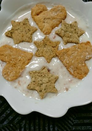 クッキーでヨーグルトアート-レシピのメイン写真