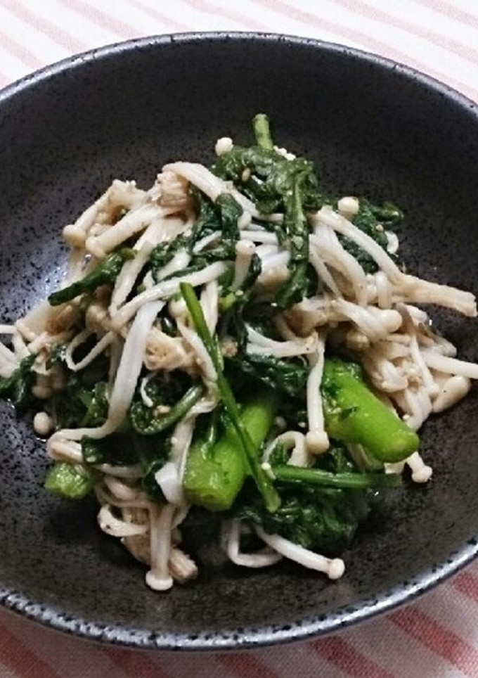 食べやすい♪春菊とえのきの和え物★-レシピのメイン写真