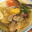 牡蠣・魚と塩漬豚肉のポトフ