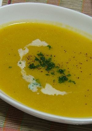 ノンオイル☆かぼちゃの豆乳ポタージュ-レシピのメイン写真