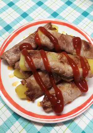 さつまいもの豚肉巻き-レシピのメイン写真