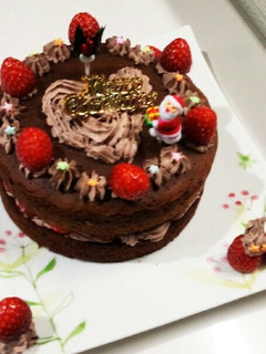 クリスマスケーキ-レシピのメイン写真