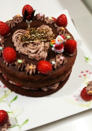 クリスマスケーキ-レシピのメイン写真