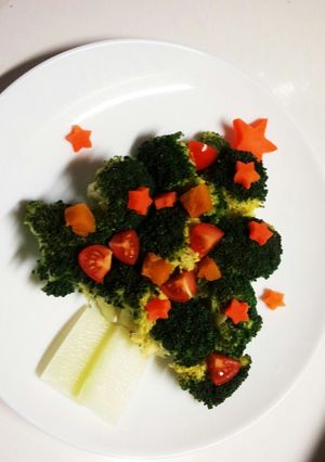 野菜クリスマスツリー-レシピのメイン写真