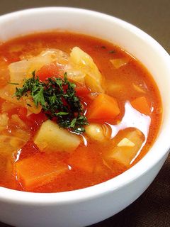 余った野菜で簡単!ミネステローネ♪-レシピのメイン写真