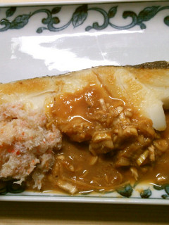 タラに 簡単! 美味しい 柚子卵黄タレで-レシピのメイン写真