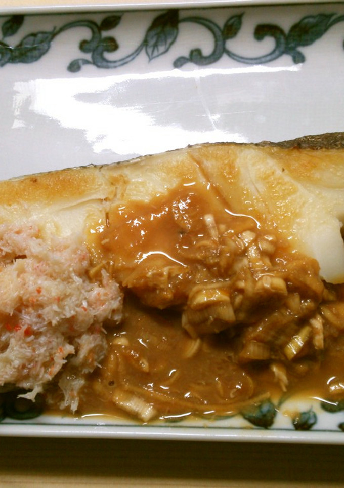 タラに 簡単！ 美味しい 柚子卵黄タレで-レシピのメイン写真