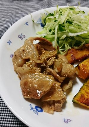 弁当に‼豚バラの甘辛焼き肉(*^^*)-レシピのメイン写真