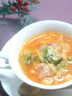 大豆の薬膳ミネストローネ-レシピのメイン写真