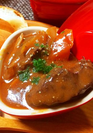 デミ・ルー無し☆隠し味は〇〇ビーフシチュ-レシピのメイン写真