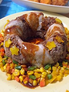 リース風ミートローフ-レシピのメイン写真