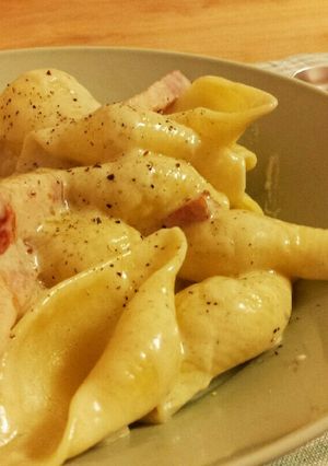 ゴルゴンゾーラとベーコンのパスタ-レシピのメイン写真