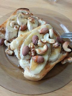 バナナとナッツのメープルトースト-レシピのメイン写真