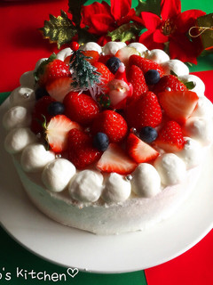 クリスマスケーキ♬-レシピのメイン写真