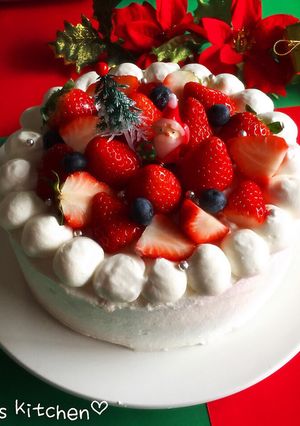 クリスマスケーキ♬-レシピのメイン写真