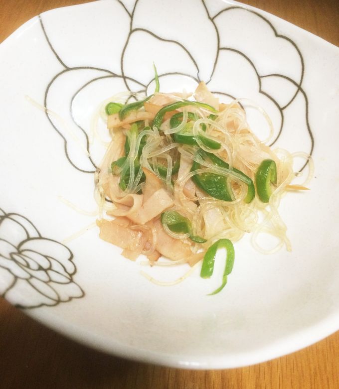 お弁当にあと一品!春雨の炒め物-レシピのメイン写真