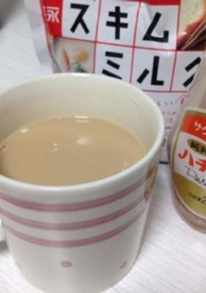 至福の一杯♡スキムミルクティ-レシピのメイン写真
