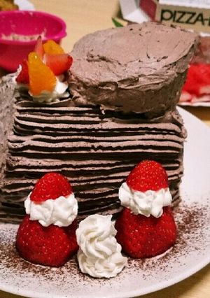 誰でも簡単!ブッシュドノエル♡-レシピのメイン写真