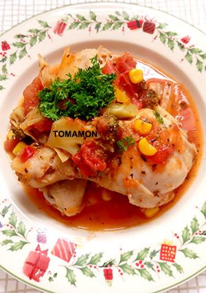 話題作りに♪クリスマスとまモンチキン♪-レシピのメイン写真
